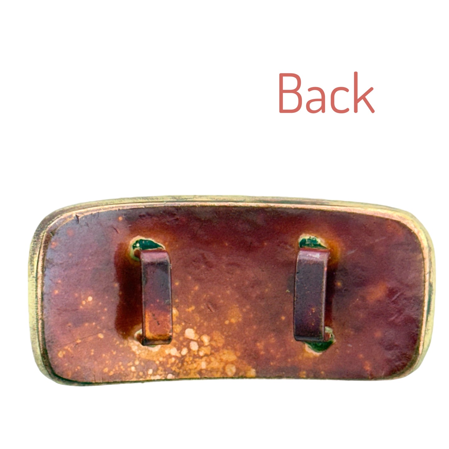 Copper Spiral Slider for 10mm Flat Leather