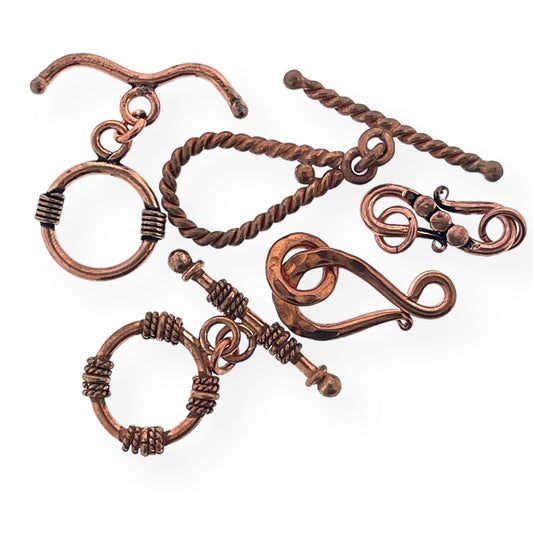 Variety 5 Pack, Solid Copper Closures