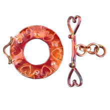 Circle of Hearts Toggle Clasp