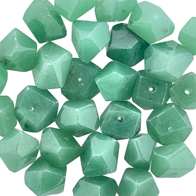 28 Green Aventurine 7x12mm Nuggets