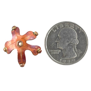 Copper Flower Bead Cap