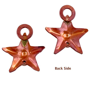Pair of Star Earring Components for Dangle Earrings