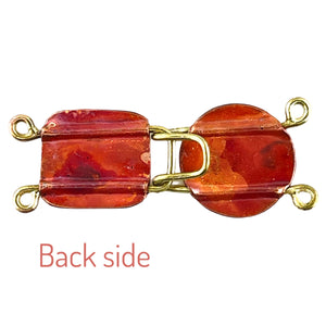 Square and Disk Hook and Eye Closure
