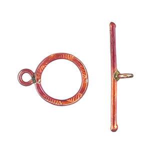 Medium Hammered Toggle Clasp