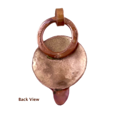 Handcrafted Copper & Brass Saguaro Cactus Pendant Necklace