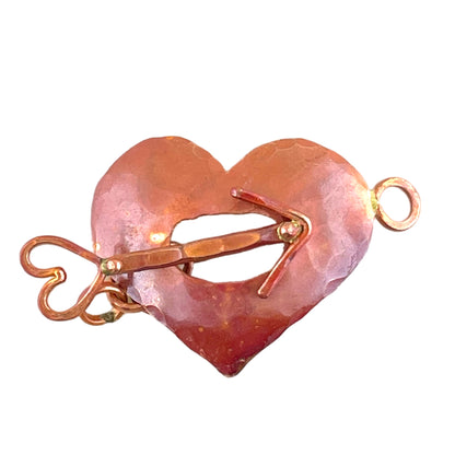 Heart and Arrow Toggle Closure