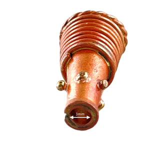 Copper Wire Wrapped Cone With Bumps