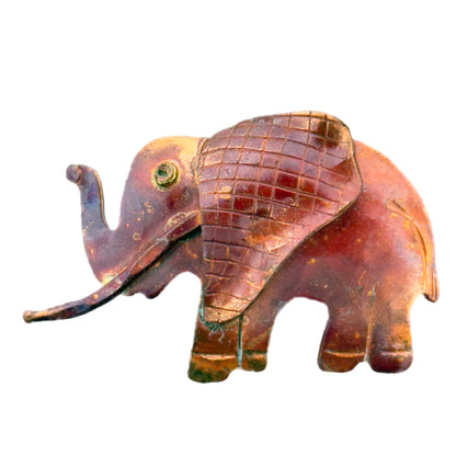 Copper Elephant Slider for 10mm Bracelet