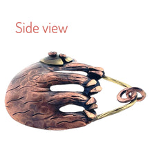 Antiqued Copper Sloth Pendant