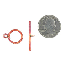 Medium Hammered Toggle Clasp