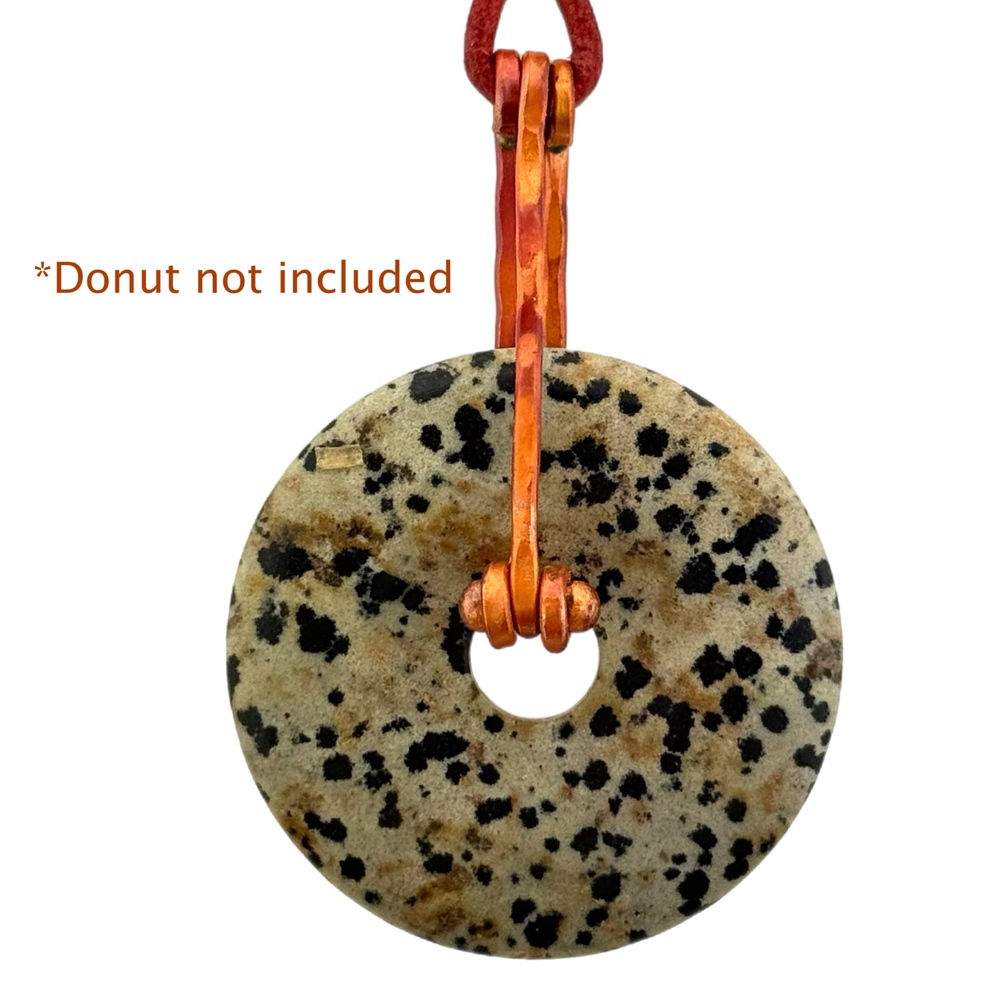 Simple Copper Donut Bail for Necklace Designs