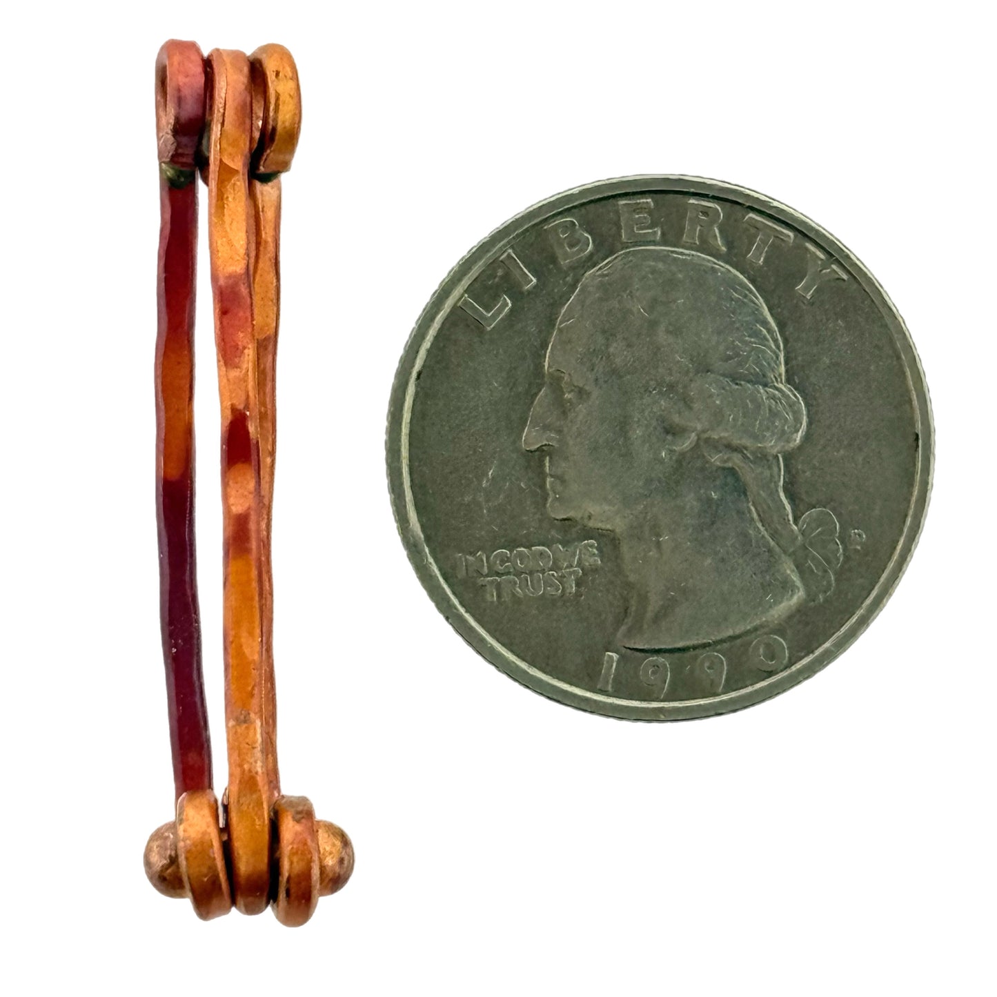 Simple Copper Donut Bail for Necklace Designs