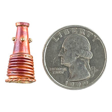 Copper Wire Wrapped Cone With Bumps