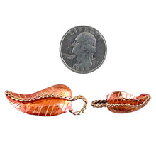 Elegant Leaf Hook and Eye Closure