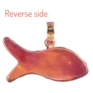 Fish Bezel Pendant