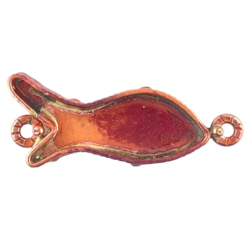 Copper Fish Bezel Link