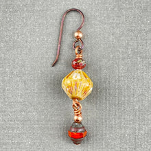 Dangle Earrings w/ Czech Republic Glass Beads