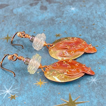 Saguaro Cactus Earrings in Copper w/ Brass Accents
