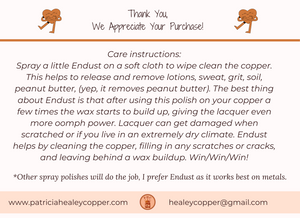 Small Simple Copper Cone