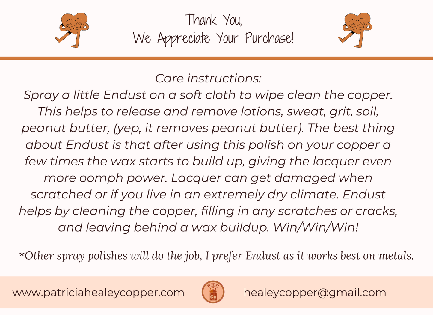 Handmade Copper Butterfly Pendant