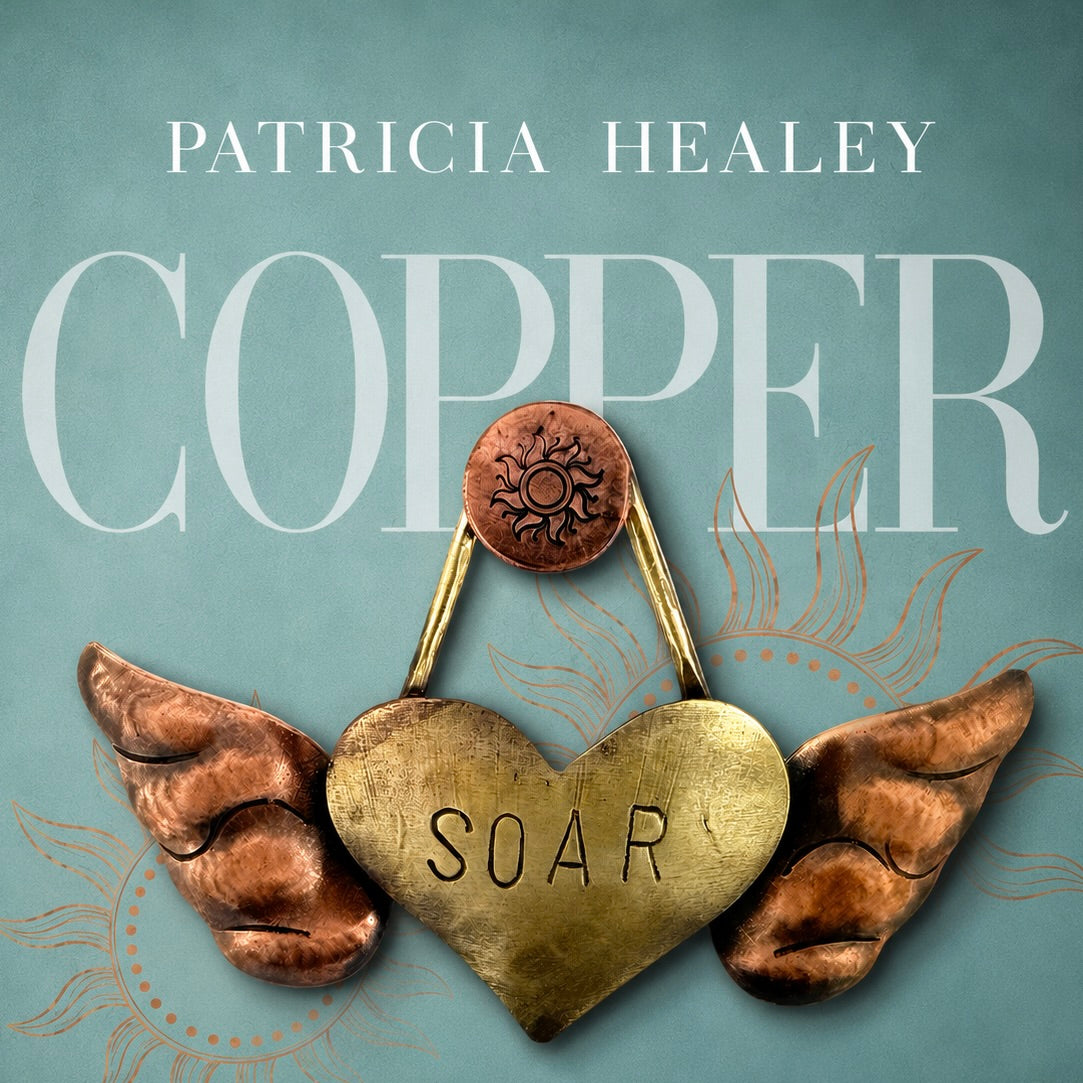 Mixed Metal SOAR Heart & Wings Pendant