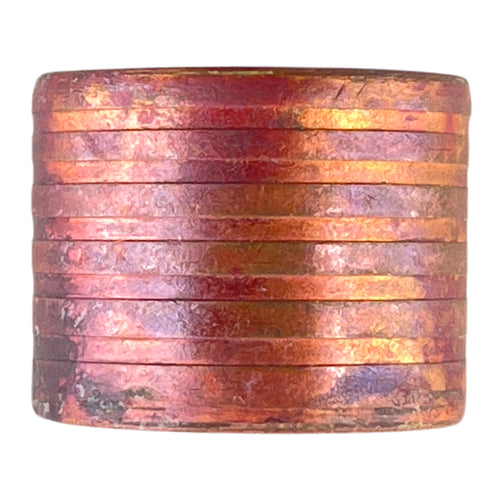 Large Rustic Barrel Bead