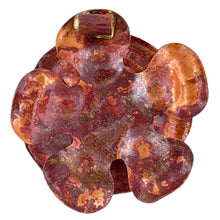 Three-Layer Copper Flower Pendant – Handcrafted Design