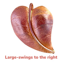Large Heart-Shaped Leaf Pendant ~ with Variant Option
