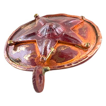 Star in Domed Circle Pendant