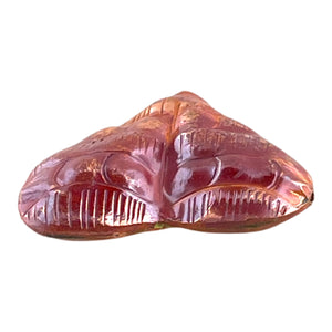 Large Puffy Heart with Bumps and Lines -String Side to Side