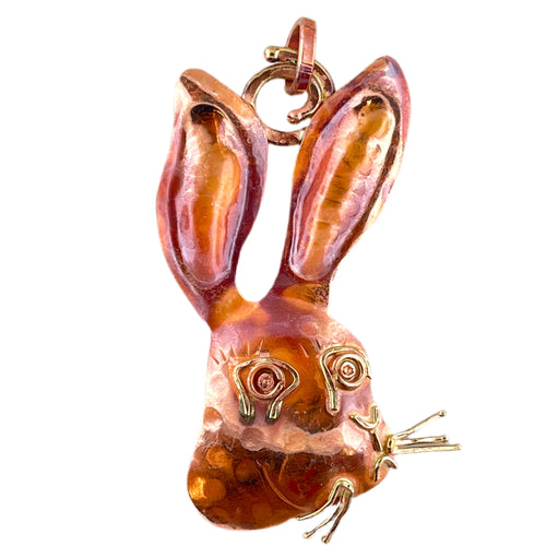 Jackrabbit Head Pendant