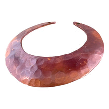 Large Plain Drilled Crescent Shaped Pendant/Component