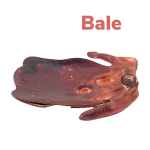 Short-Snout Dog Pendant in Copper & Brass
