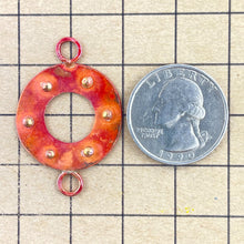 Small Ring with Dots Link