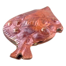 Rustic Copper Tropical Fish Bead – Double-Sided Design