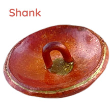 Domed Copper Spiral Button with Shank