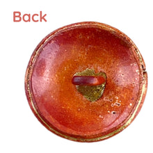 Domed Copper Spiral Button with Shank