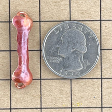 Small Copper Bone Link • Flame Patina