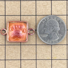 Small Side to Side Paw Print Link