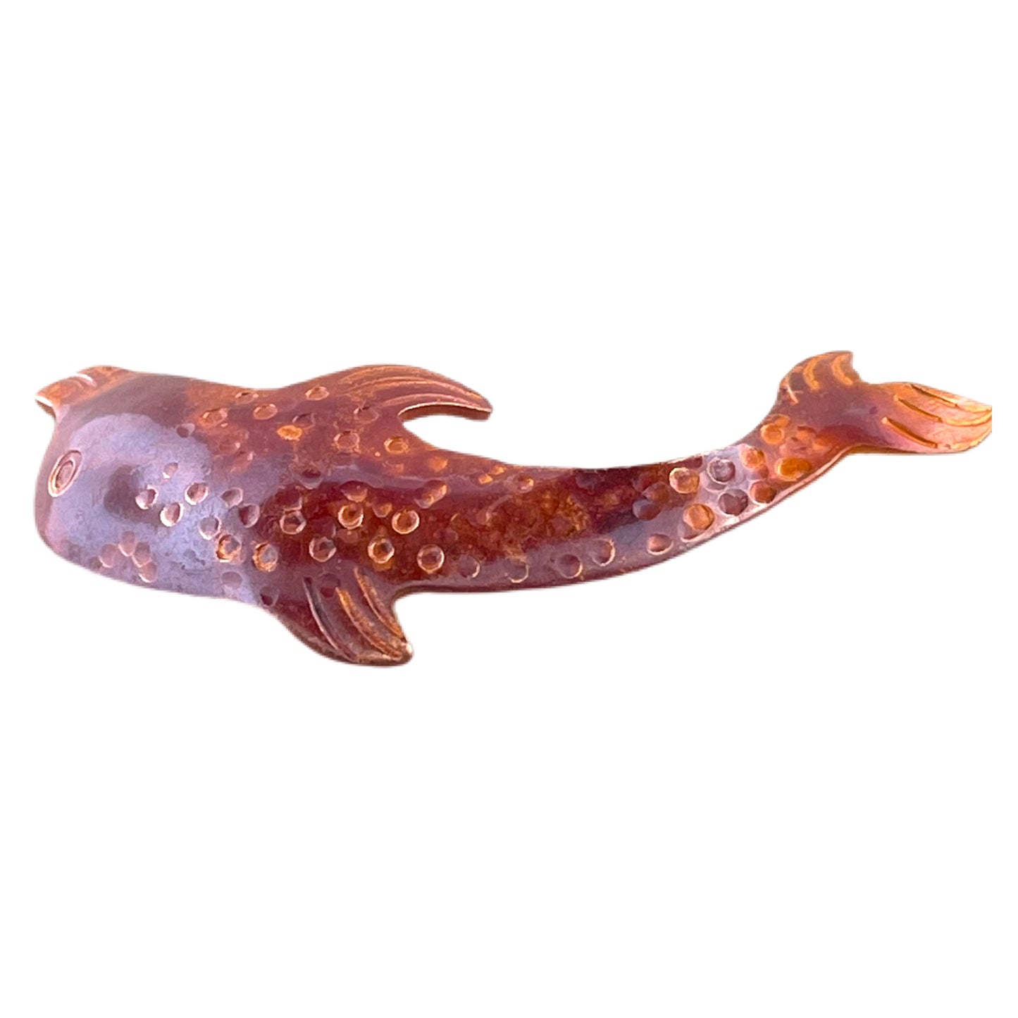 Big Copper Dolphin Pendant