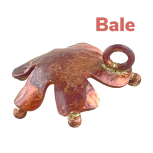Small Elizabeth Rose Pendant – Copper & Brass Accent