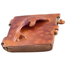 Copper Dolphin Locket - Pendant for Necklace