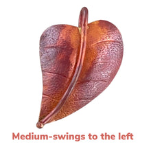 Medium Heart-Shaped Leaf Pendant ~ with Variant Option