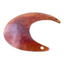 Small Plain Drilled Crescent Shaped Pendant/Component