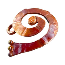 Small Spiral Charm Left Facing