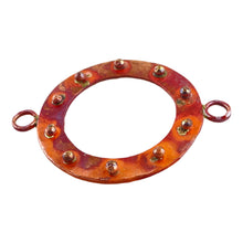 Large Ring with Dots Link