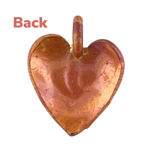 Little Heart Charm with Right Angle Bale