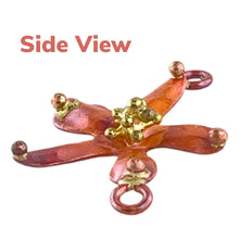 Copper Flower Link for Bracelets, Earrings & Necklaces