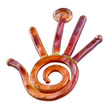 Small Right Hand with Spiral Charm