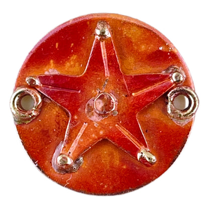 Copper Star Link with Brass Accents